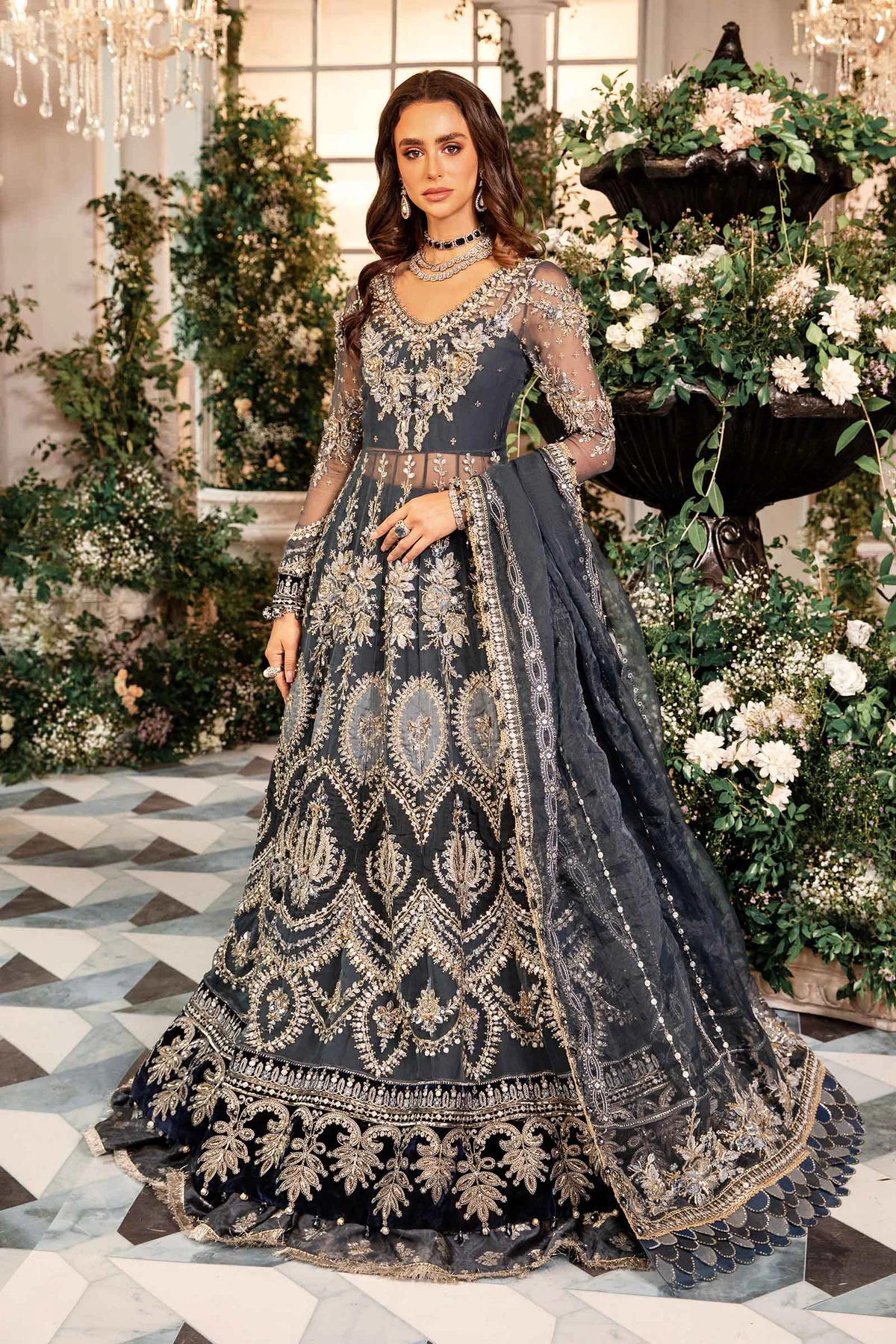 MARIA.B Mbroidered Wedding Collection   | BD-2901