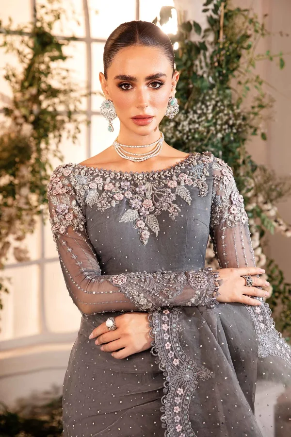 MARIA.B Mbroidered Wedding Collection   | BD-2902 - Image 6