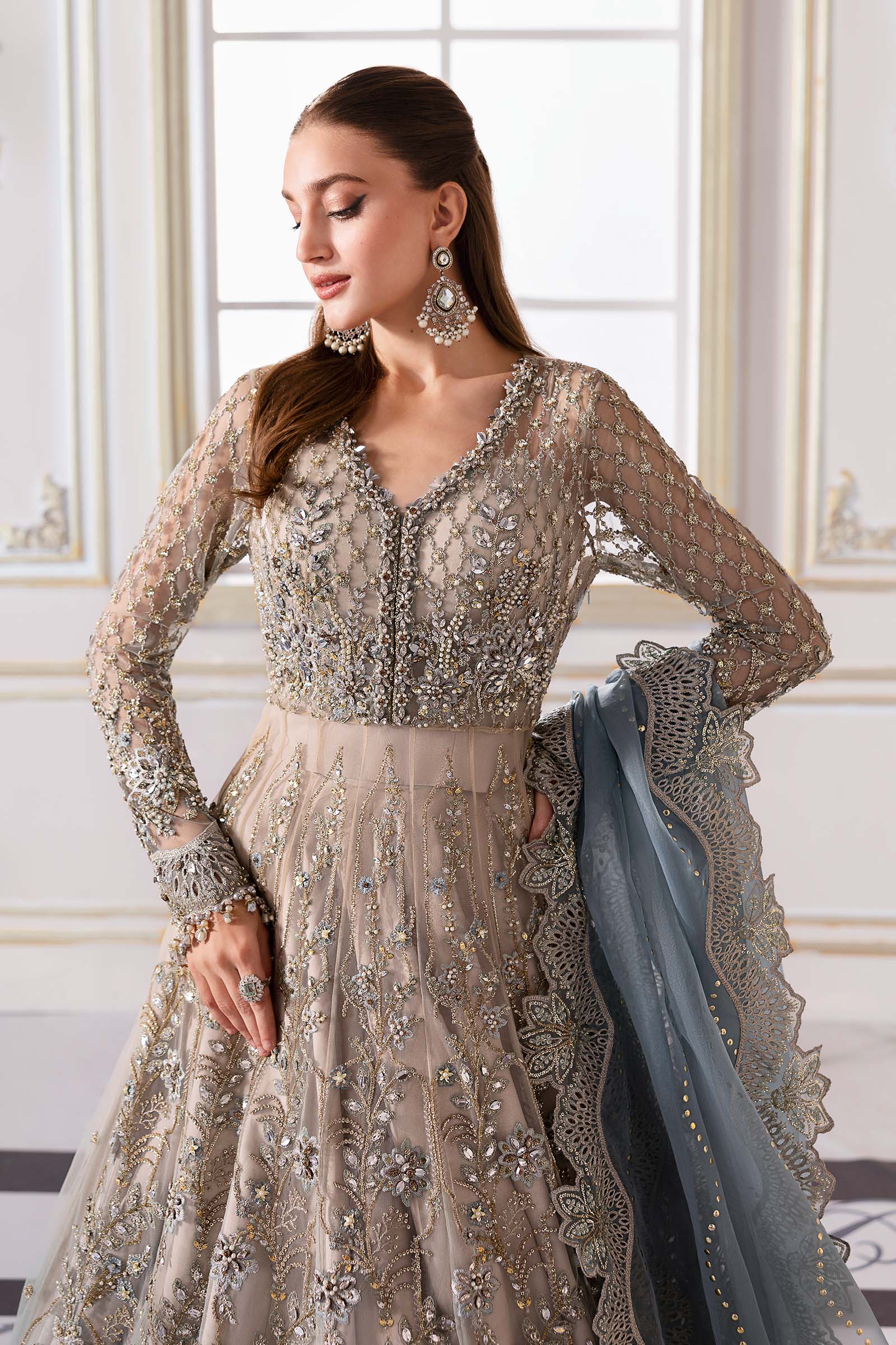 MARIA B Mbroidered Collection 2025 | BD-3002 - Image 3