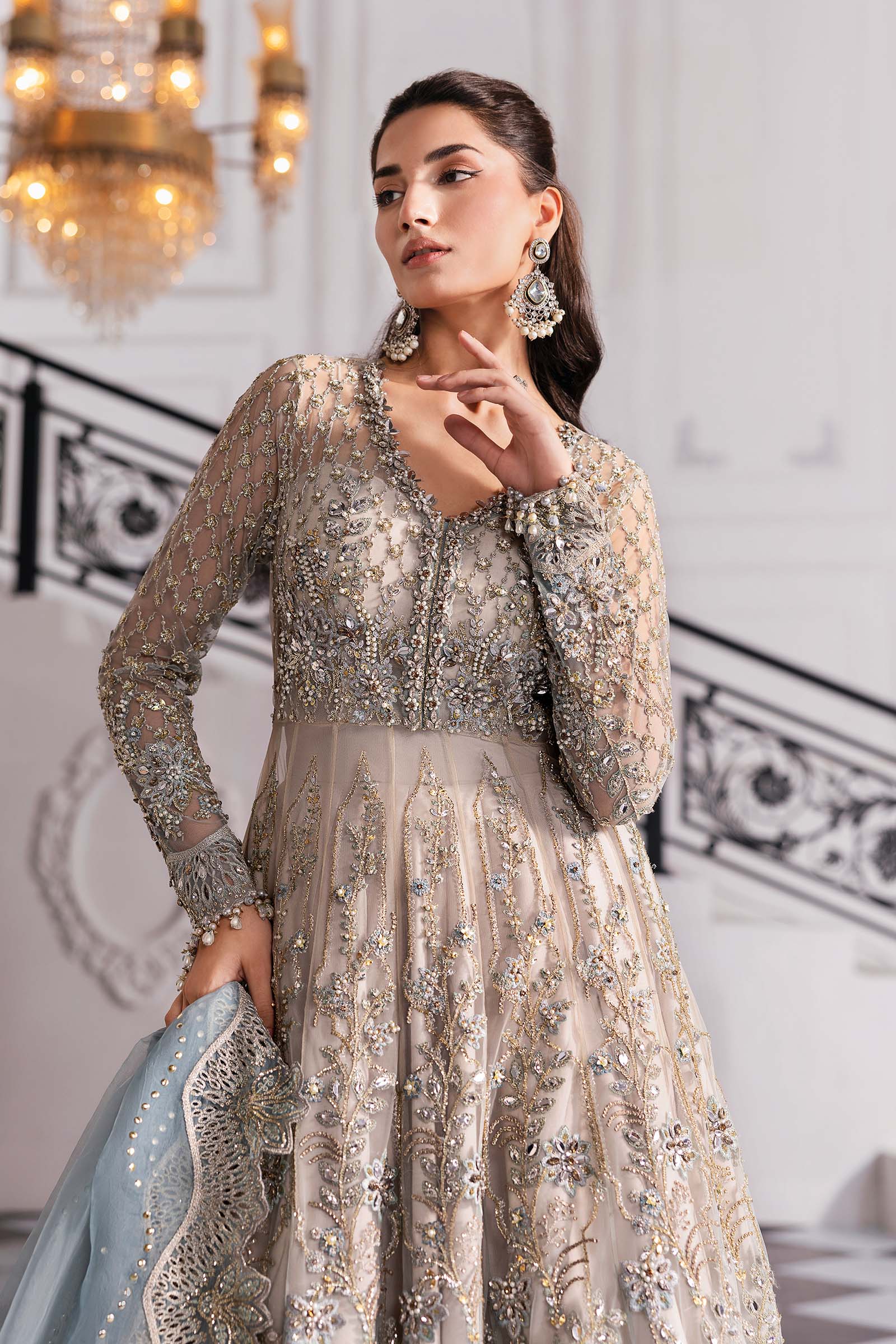 MARIA B Mbroidered Collection 2025 | BD-3002 - Image 4