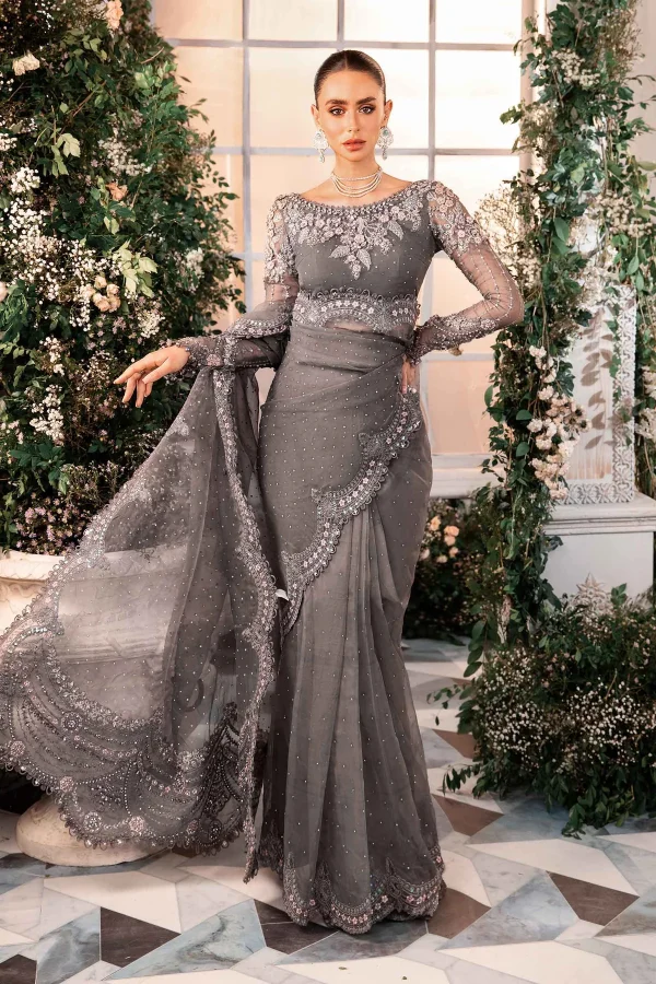 MARIA.B Mbroidered Wedding Collection   | BD-2902 - Image 2