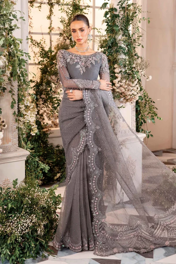 MARIA.B Mbroidered Wedding Collection   | BD-2902 - Image 3