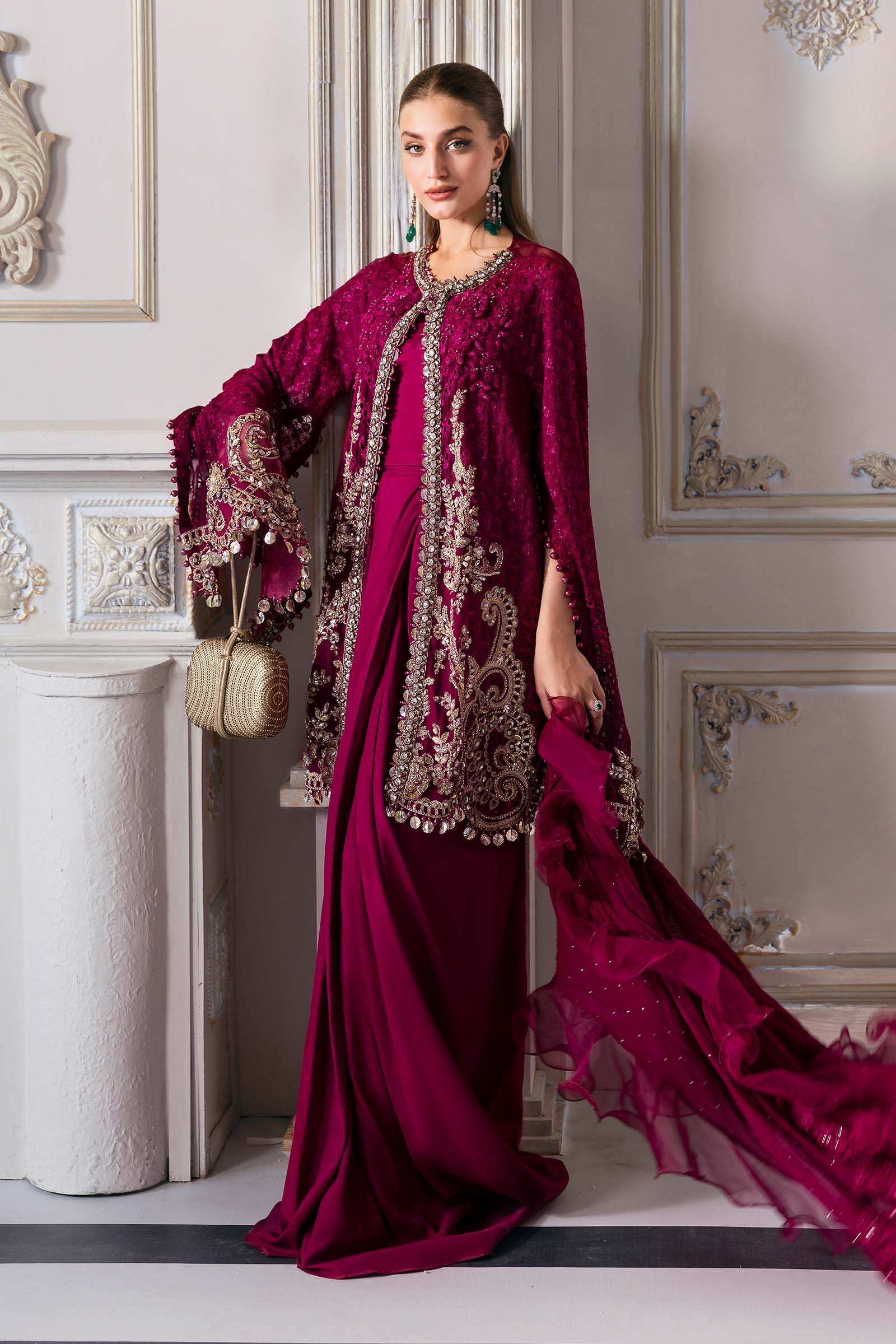 MARIA B Mbroidered Collection 2025 | BD-3003 - Image 4