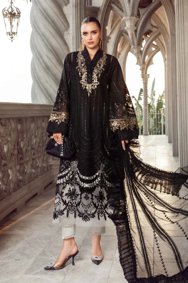 MARIA B Luxury EID Lawn 2024 | EID LAWN-24-03 - Image 2