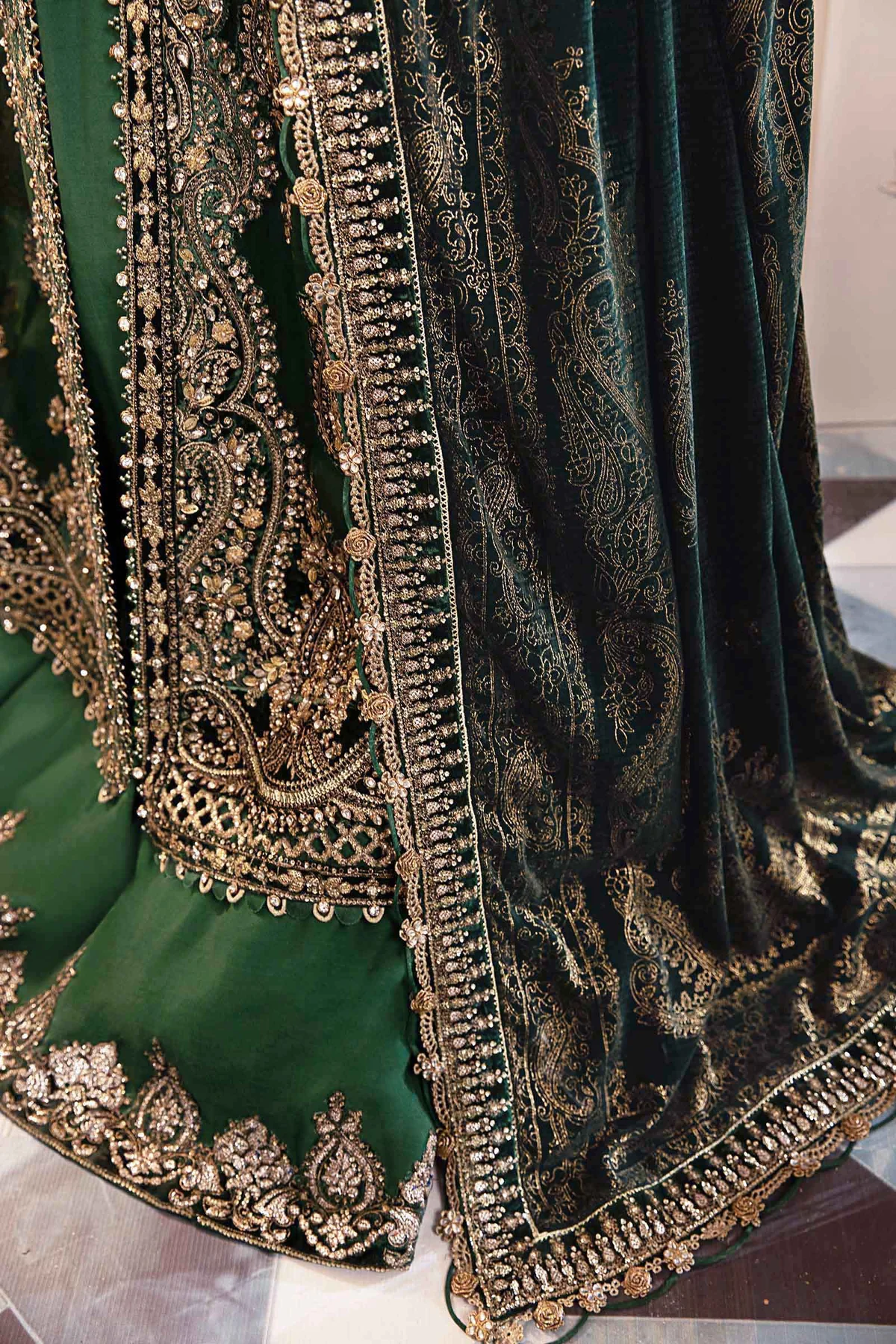 MARIA.B Mbroidered Wedding Collection   | BD-2904 - Image 3
