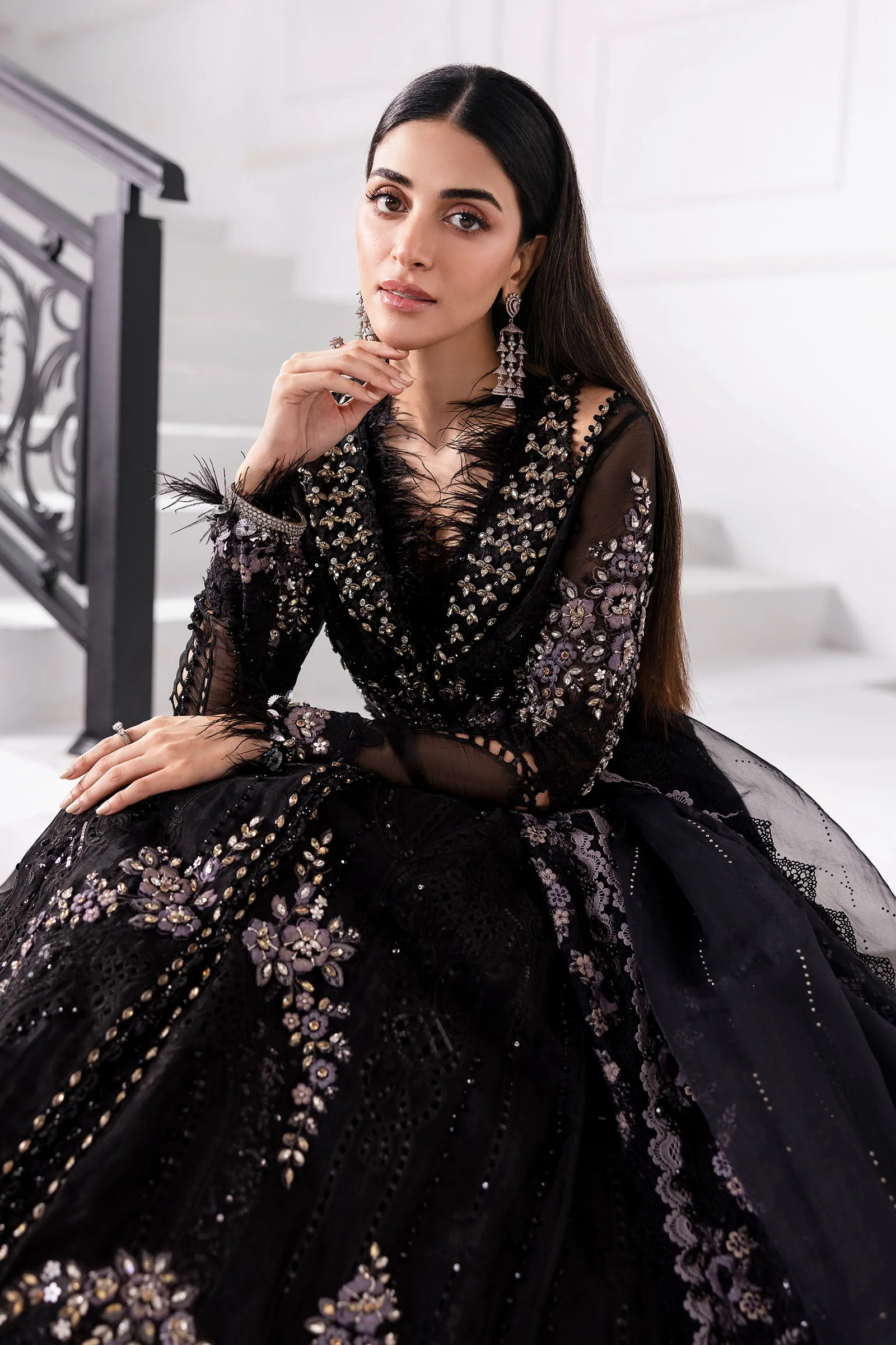 MARIA B Mbroidered Collection 2025 | BD-3004 - Image 6
