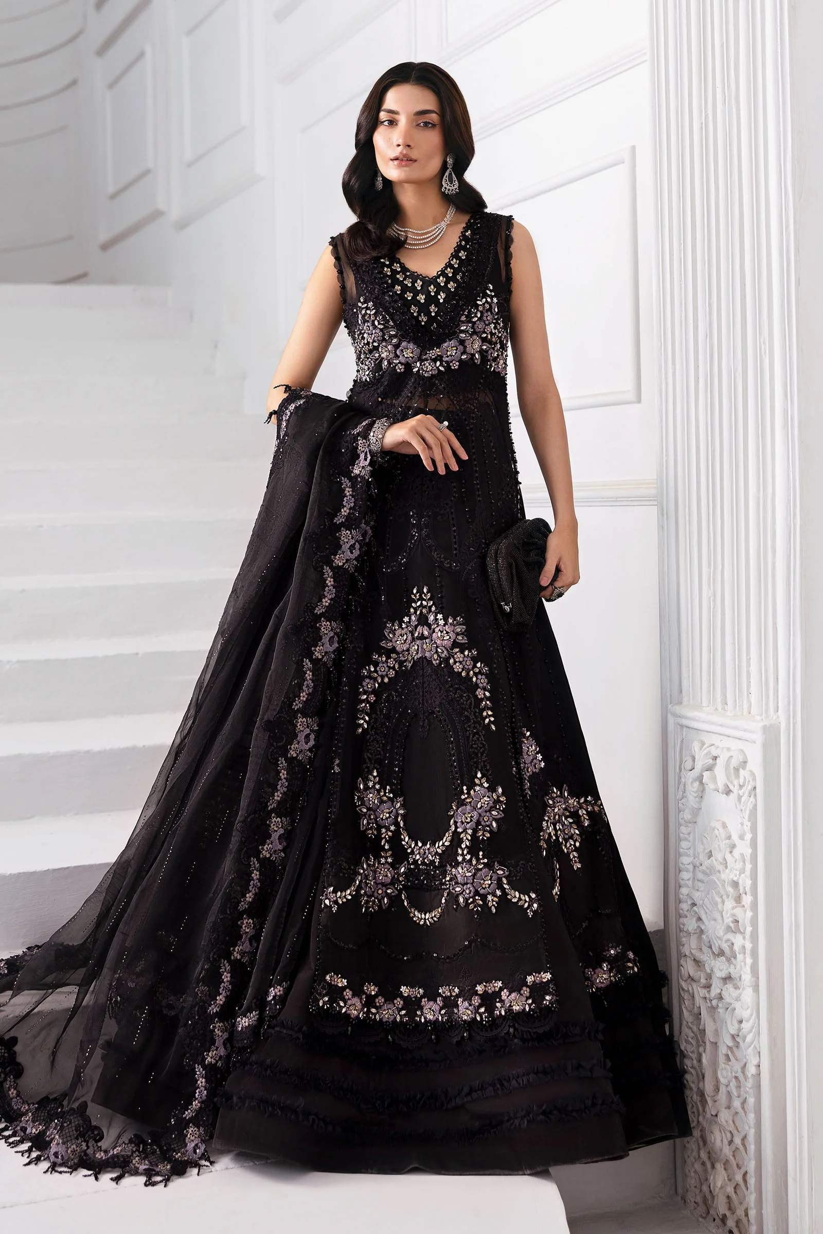MARIA B Mbroidered Collection 2025 | BD-3004 - Image 4