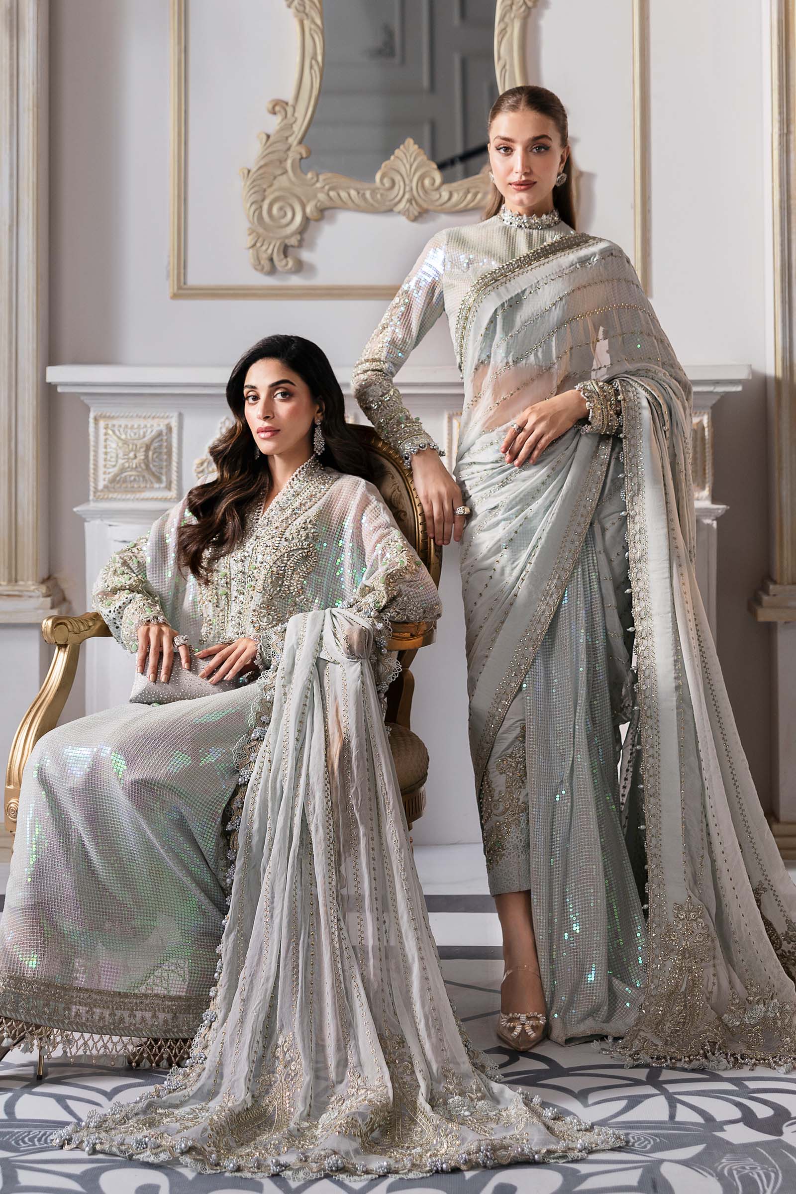 MARIA B Mbroidered Collection 2025 | BD-3005 - Image 3