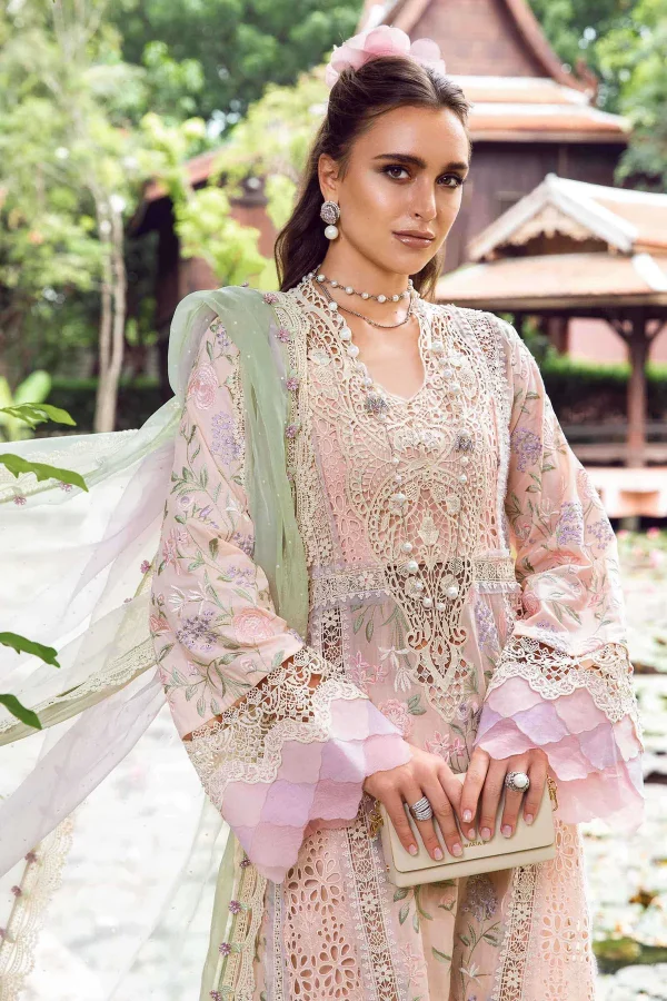 MARIA B Luxury EID Lawn 2024 | EID LAWN-24-07 - Image 2