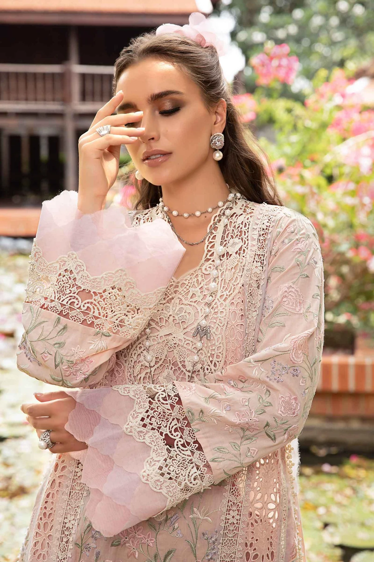 MARIA B Luxury EID Lawn 2024 | EID LAWN-24-07 - Image 4