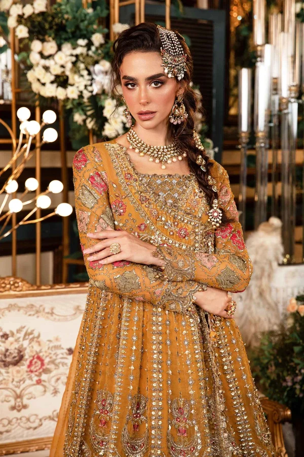 MARIA.B Mbroidered Wedding Collection   | BD-2907 - Image 4