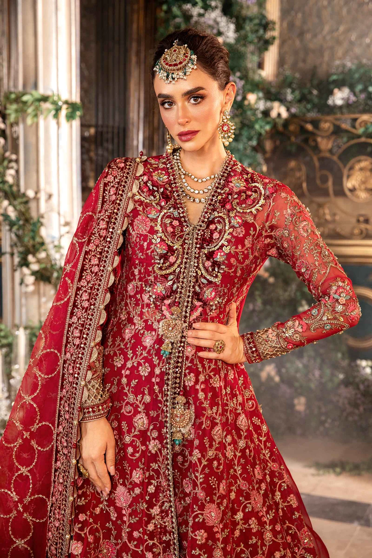 MARIA.B Mbroidered Wedding Collection   | BD-2908 - Image 6