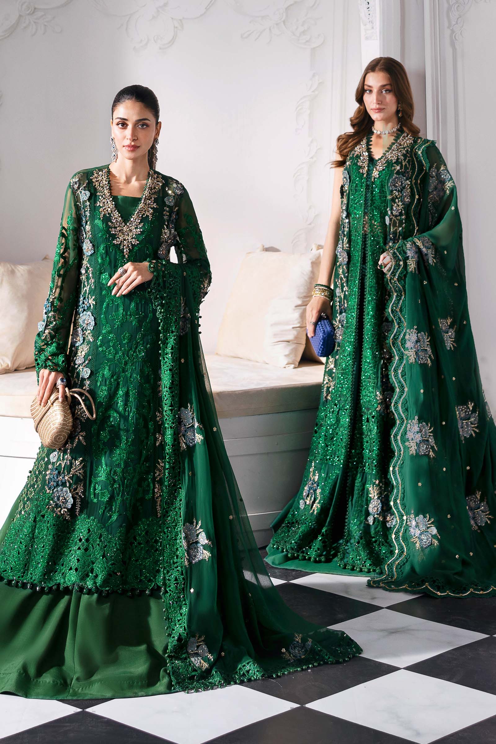 MARIA B Mbroidered Collection 2025 | BD-3008 - Image 3