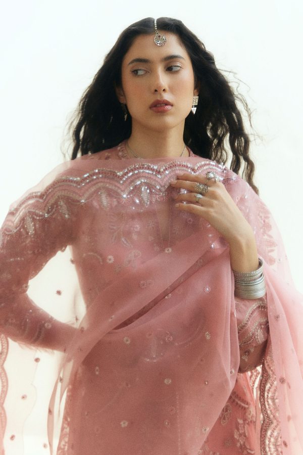 Zara Shahjahan Wedding Unstitched 2025 | BISOU-D4 - Image 4