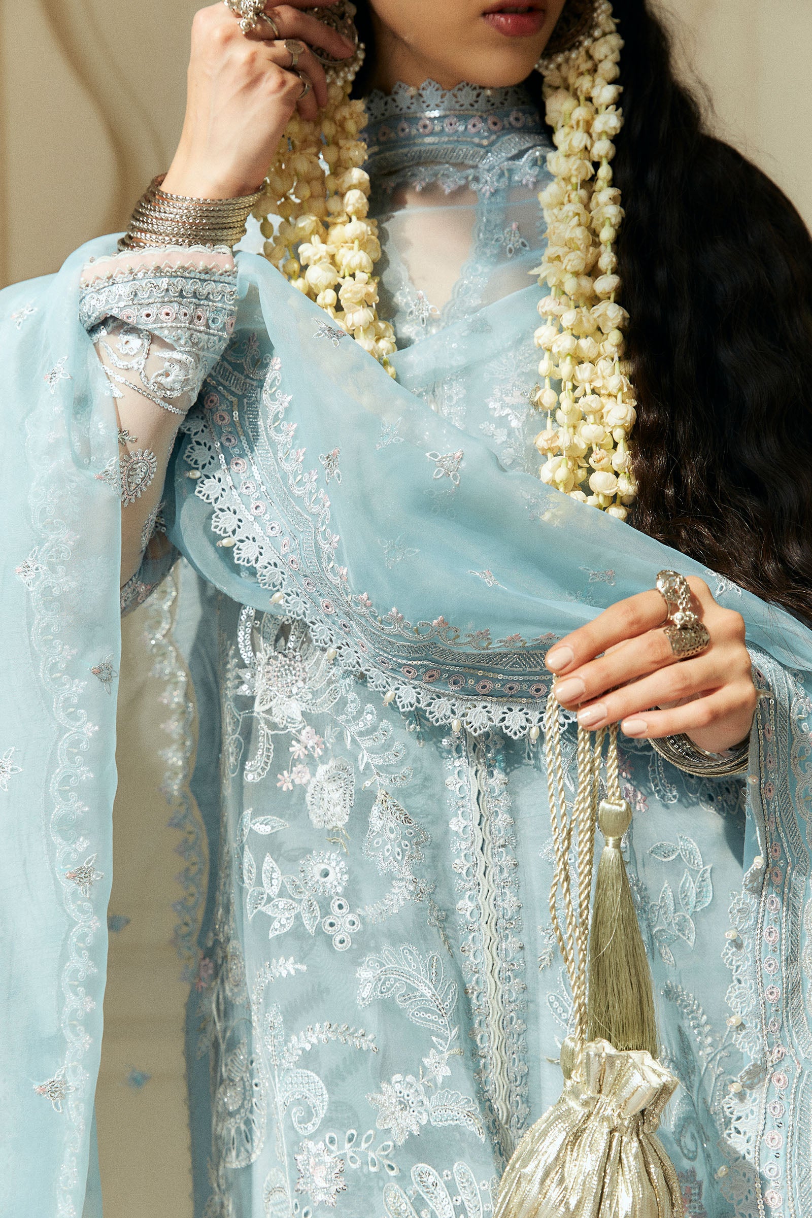 Zara Shahjahan Wedding Unstitched 2025 | CIEL-D5 - Image 5