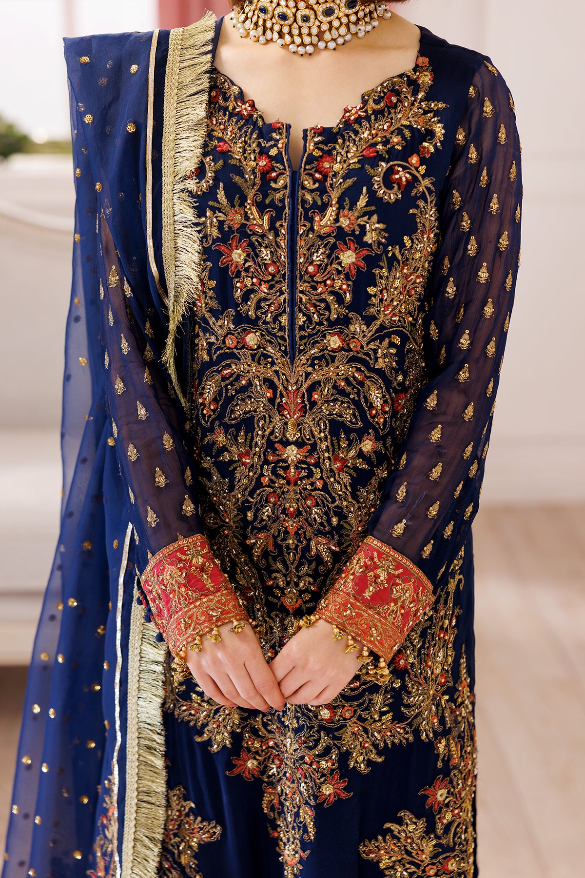 Charizma Dastan-e-Jashan Luxury Chiffon | DJ5-07 - Image 5