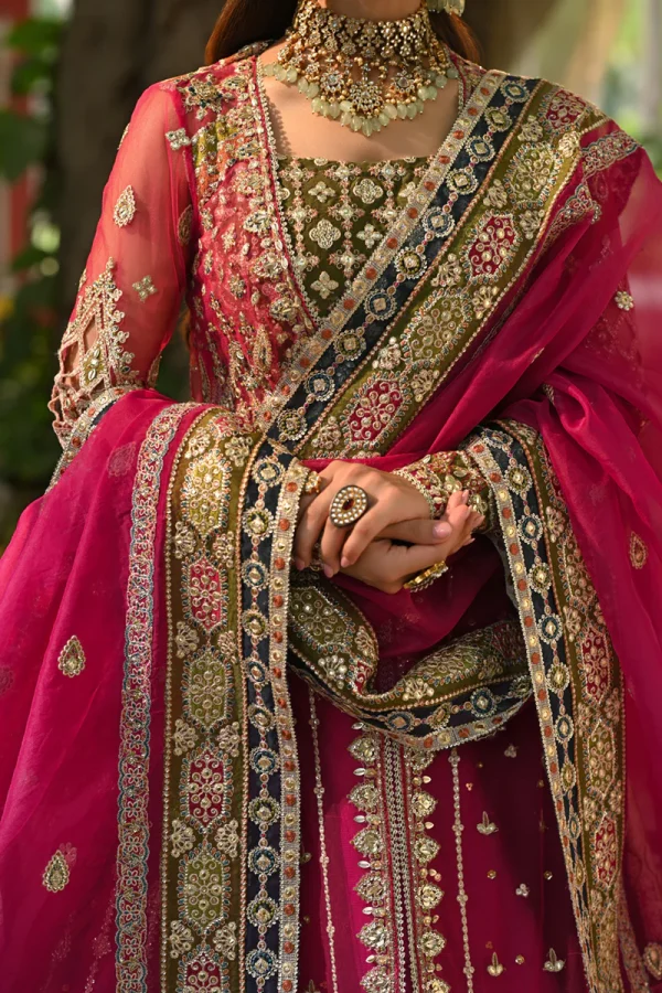 Qalamkar Wedding Formals | Bridal Collection   | RF-04 - Image 6