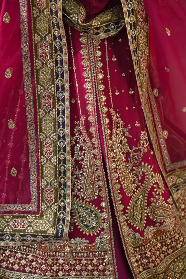 Qalamkar Wedding Formals | Bridal Collection   | RF-04 - Image 7