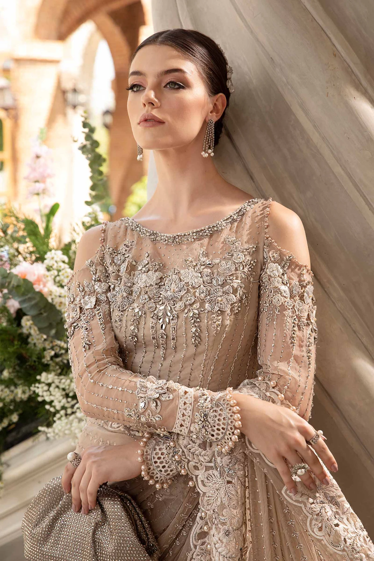 MARIA B Mbroidered 2024 | BD-2801 | Saree - Image 5