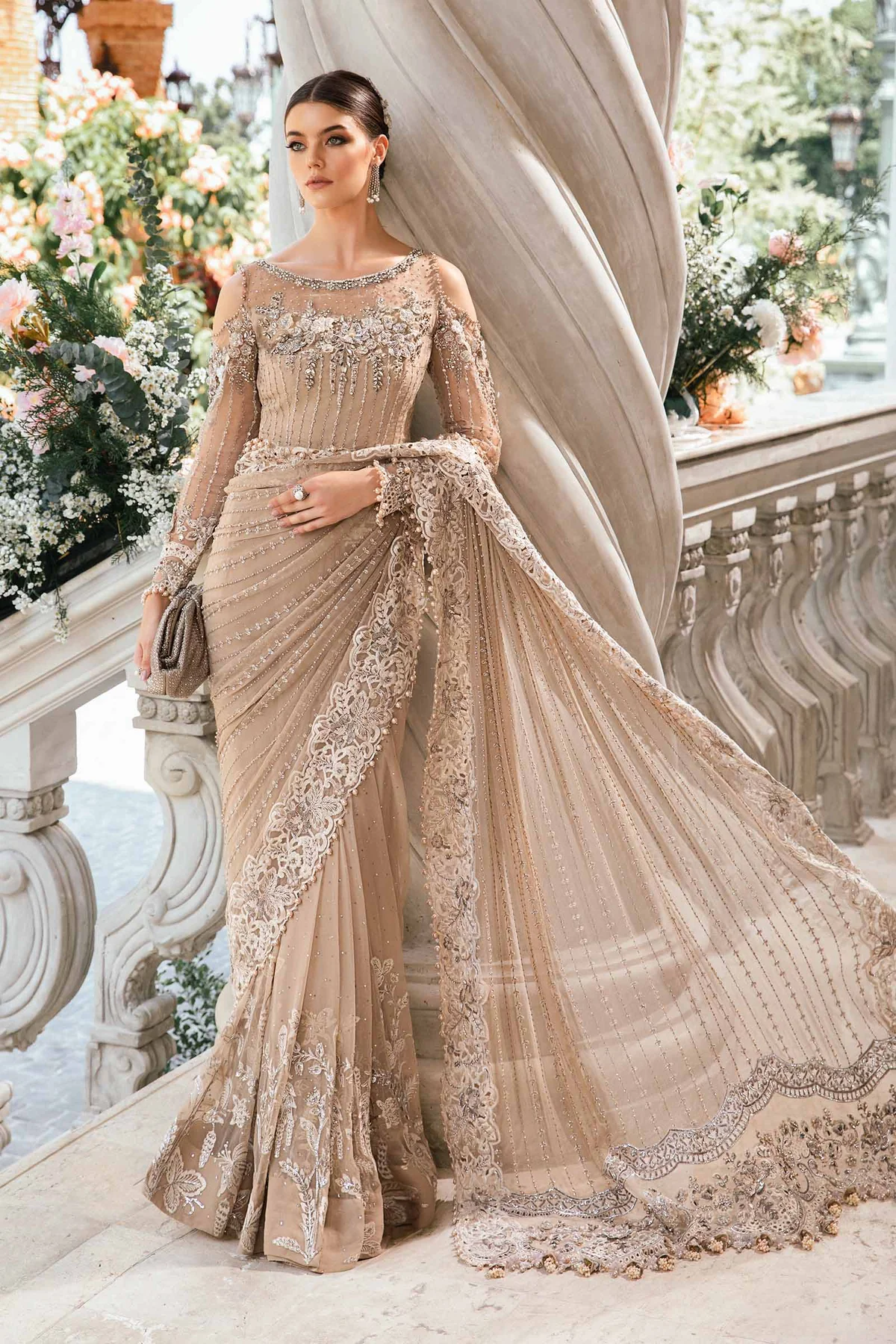 MARIA B Mbroidered 2024 | BD-2801 | Saree