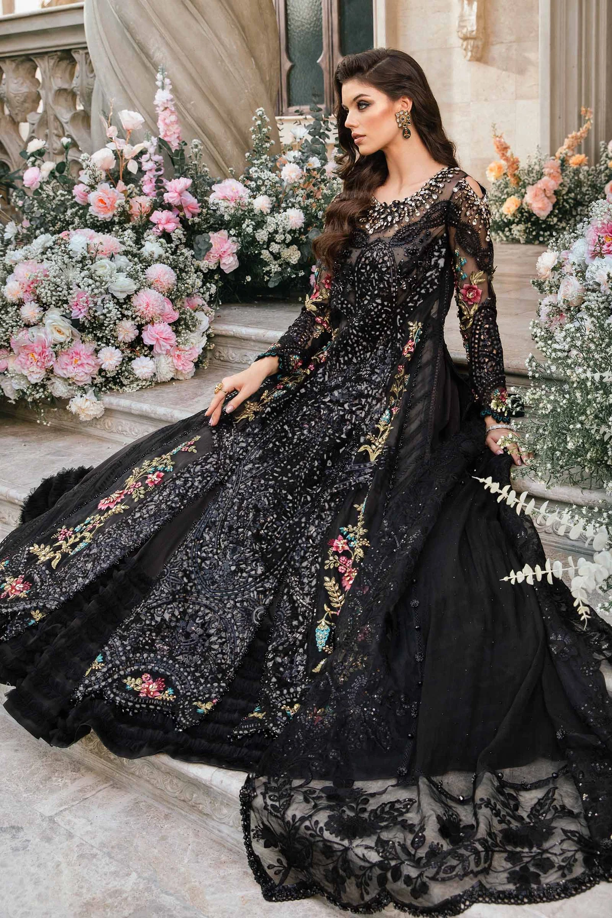 MARIA B Mbroidered 2024 | BD-2802 - Image 4