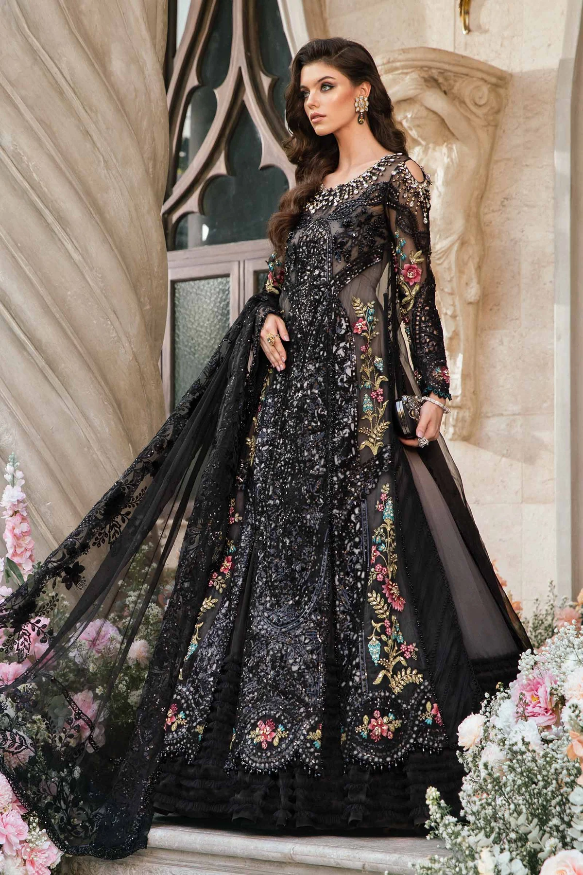 MARIA B Mbroidered 2024 | BD-2802 - Image 8