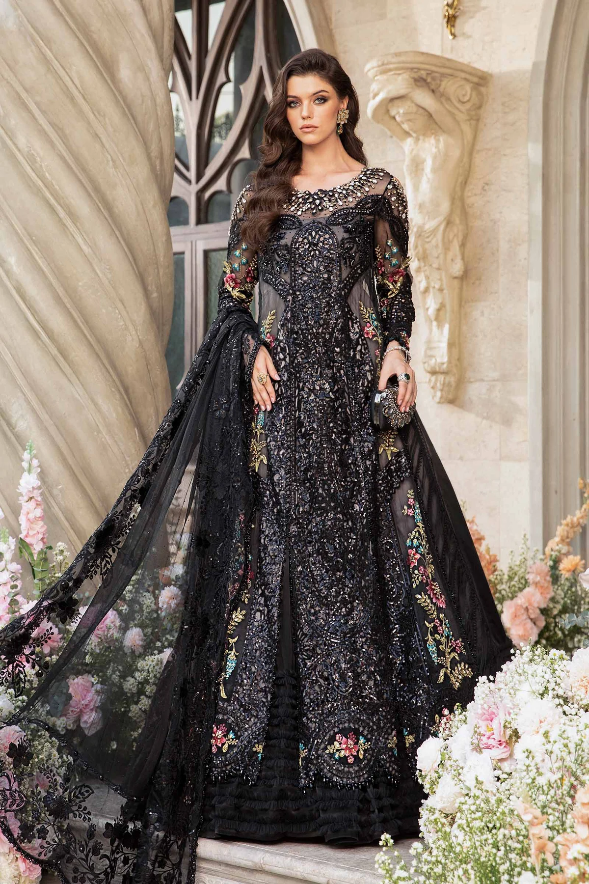 MARIA B Mbroidered 2024 | BD-2802 - Image 5