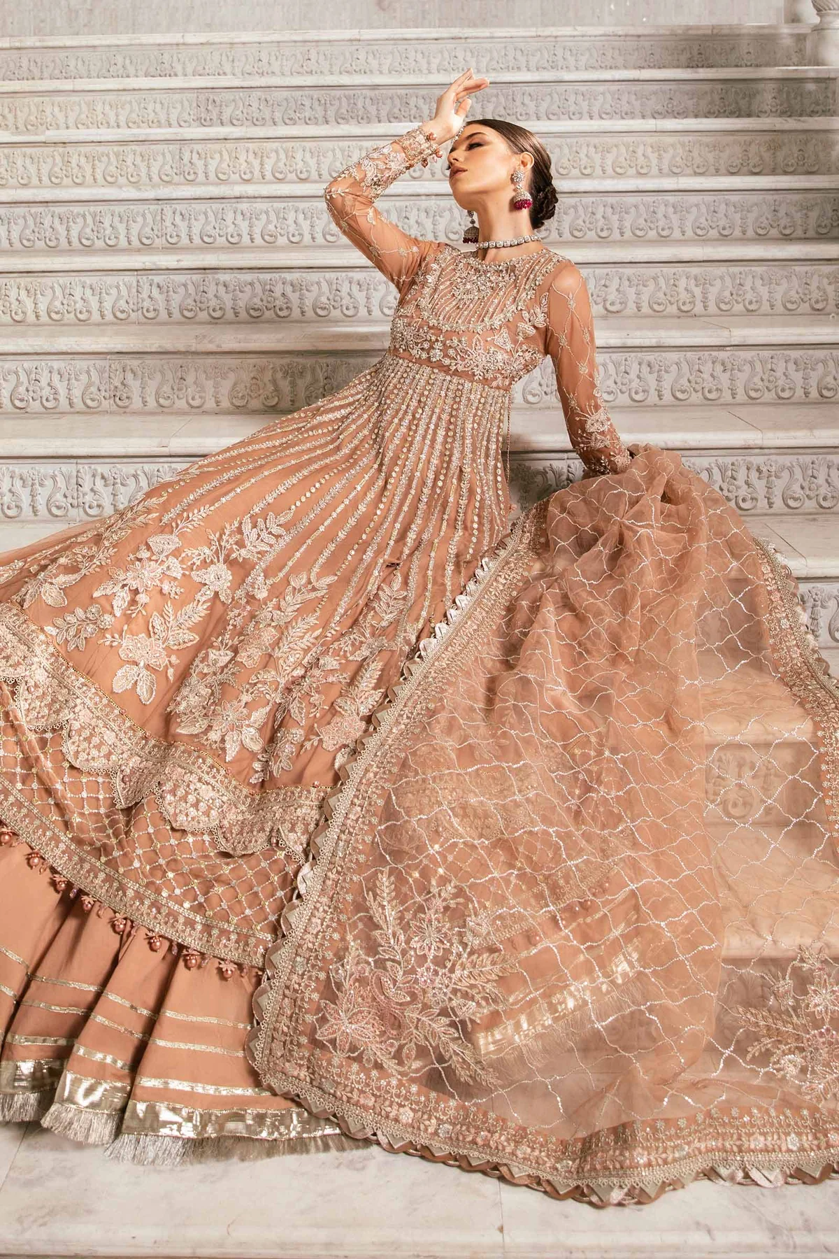 MARIA B Mbroidered 2024 | BD-2804 - Image 7