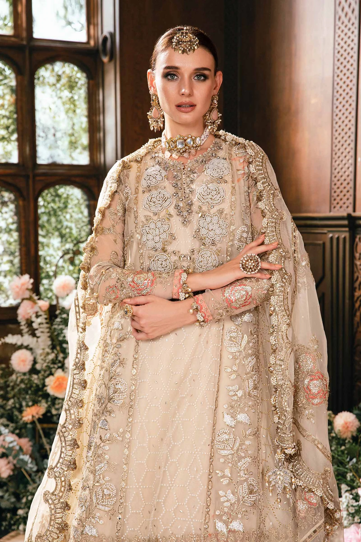 MARIA B Mbroidered 2024 | BD-2805 - Image 3