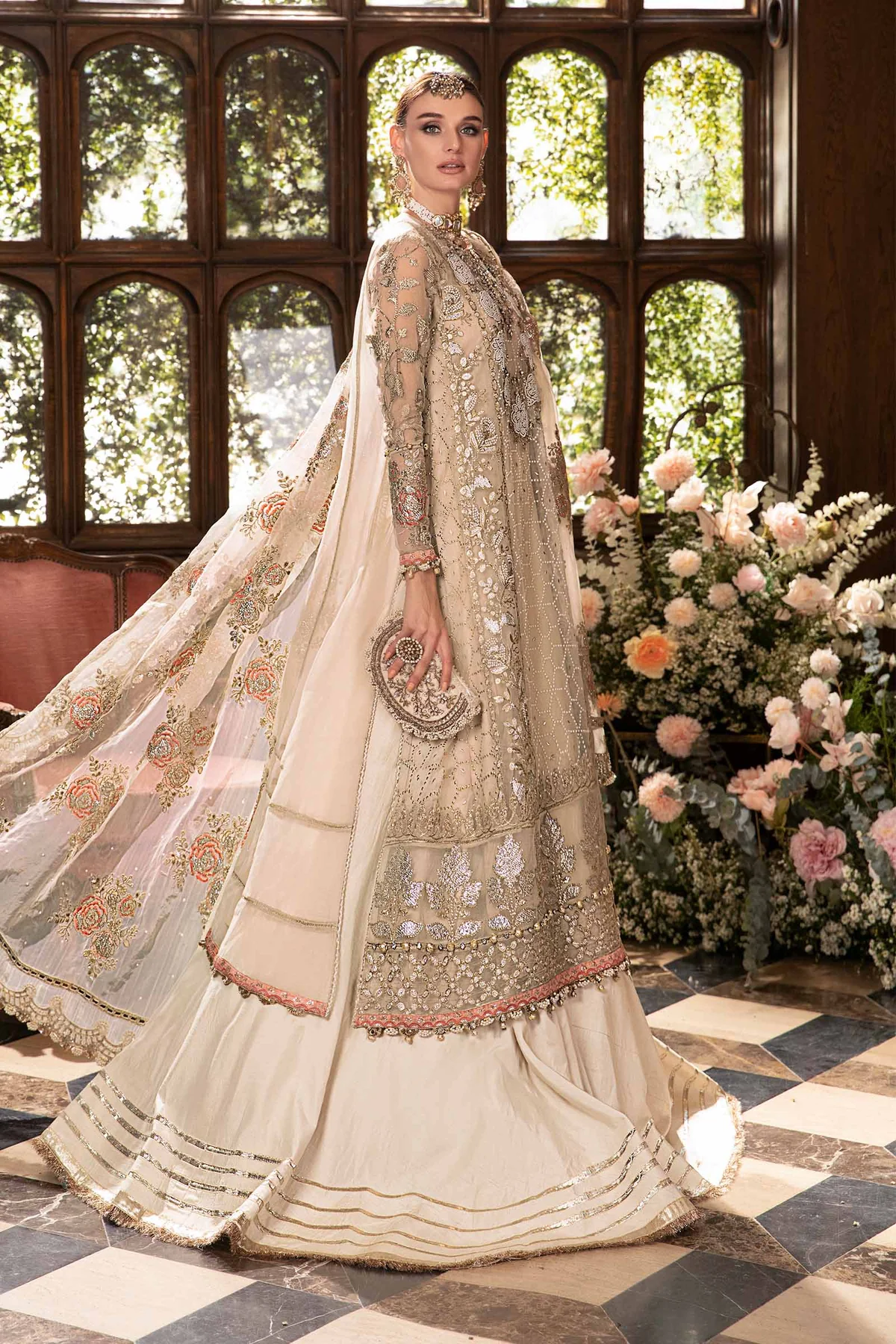 MARIA B Mbroidered 2024 | BD-2805 - Image 6