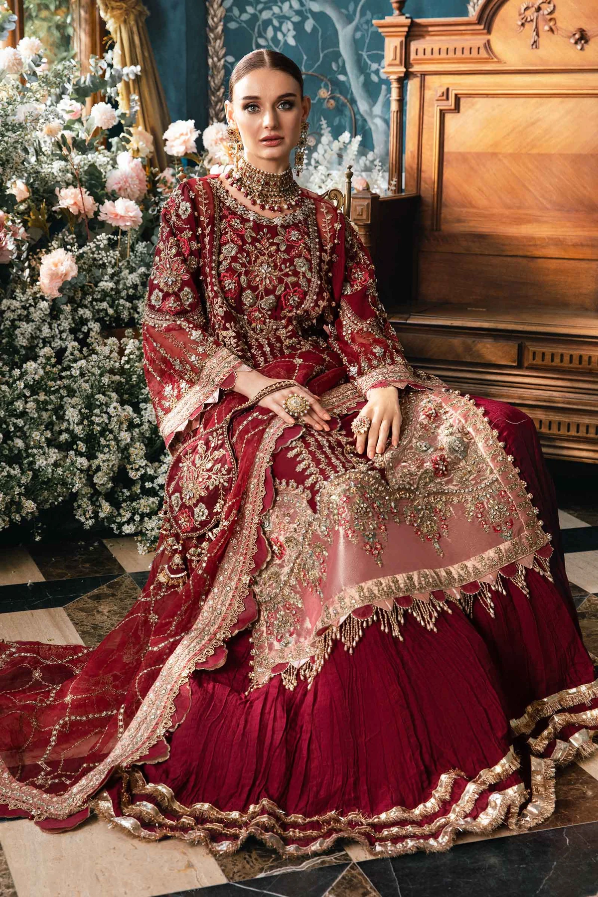 MARIA B Mbroidered 2024 | BD-2807 - Image 4