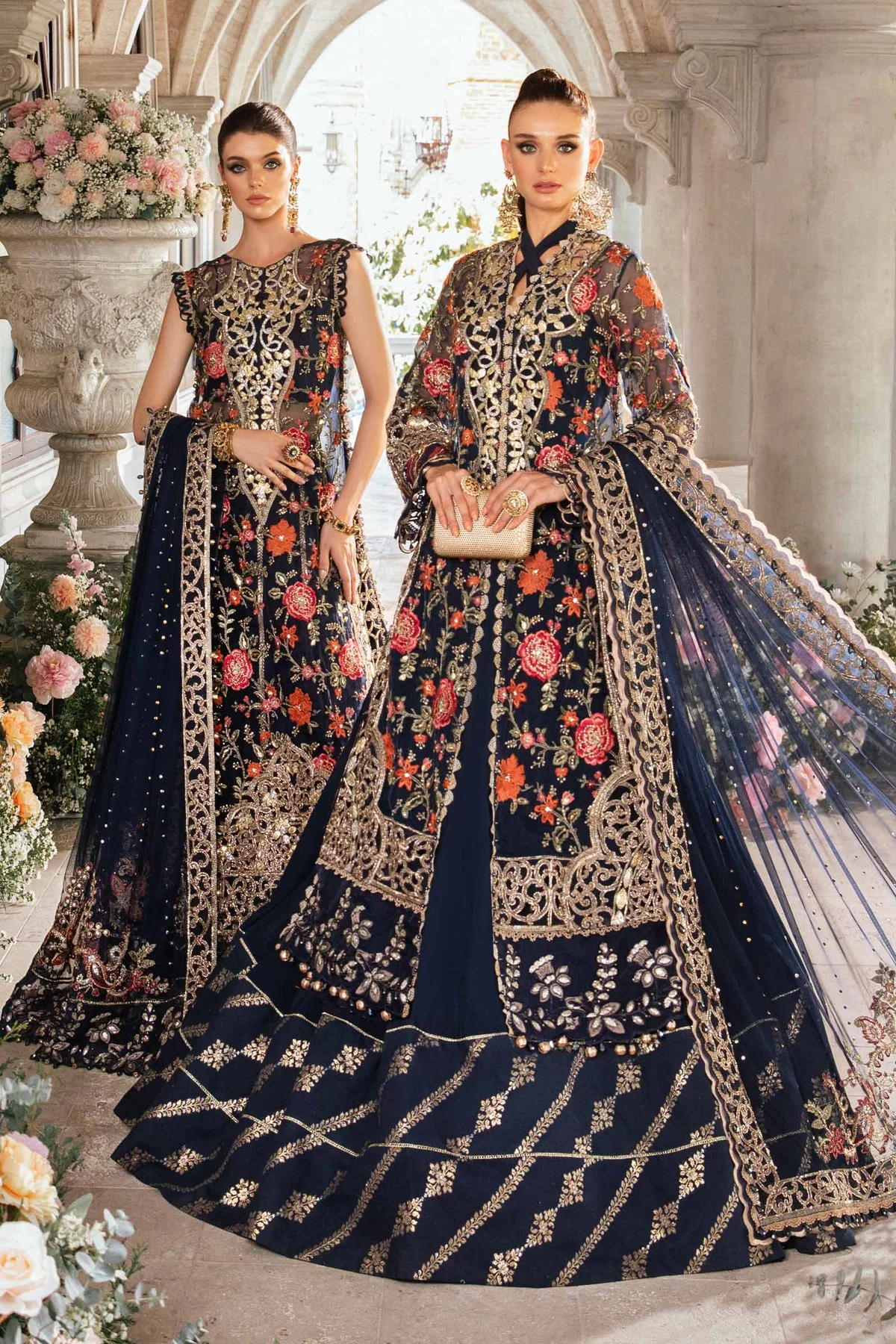 MARIA B Mbroidered 2024 | BD-2808 (SS-5431)
