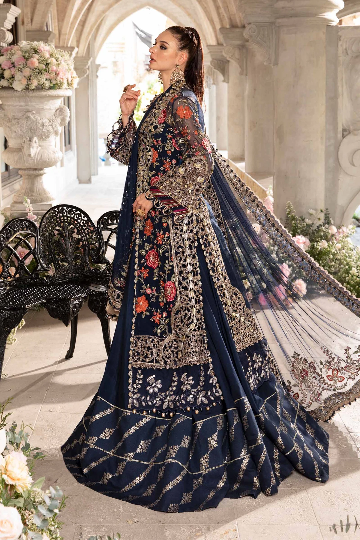 MARIA B Mbroidered 2024 | BD-2808 (SS-5431) - Image 5
