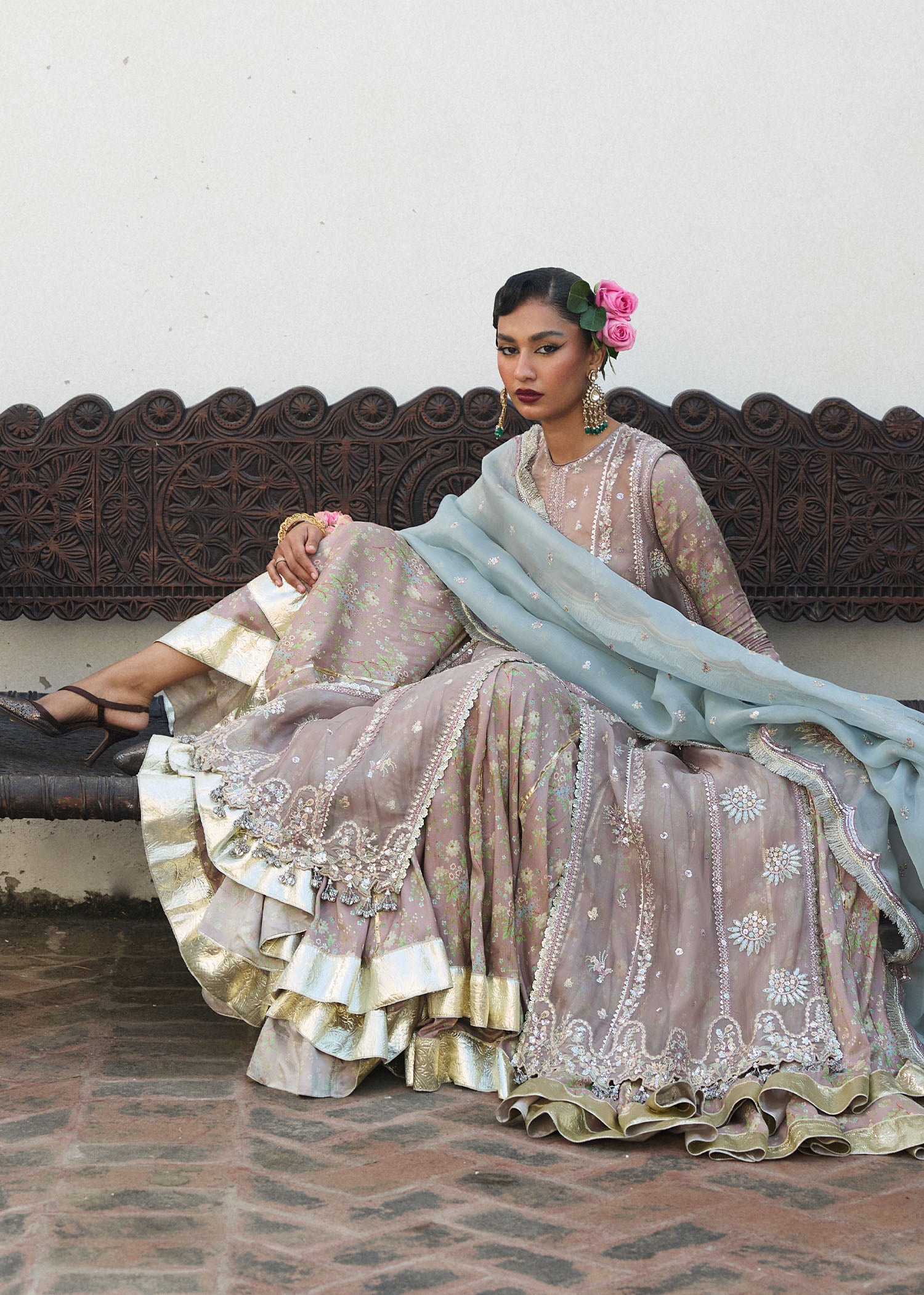 Darlings Festive 2025 Collection by Hussain Rehar | Ziniya - Image 3