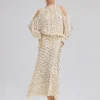 3D Sequin Off-Shoulder Top