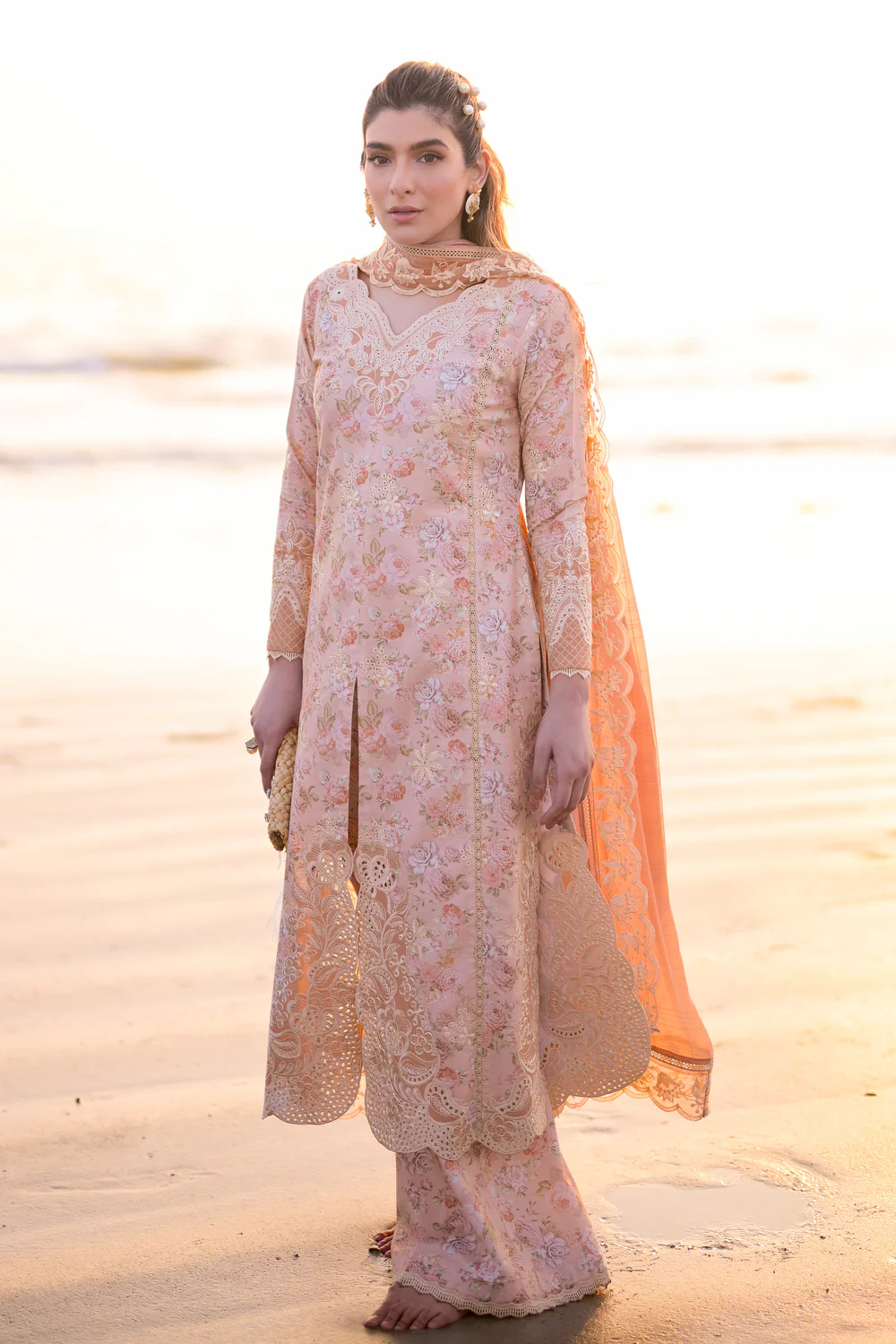 Zaib Festive Lawn   | NEL-24610