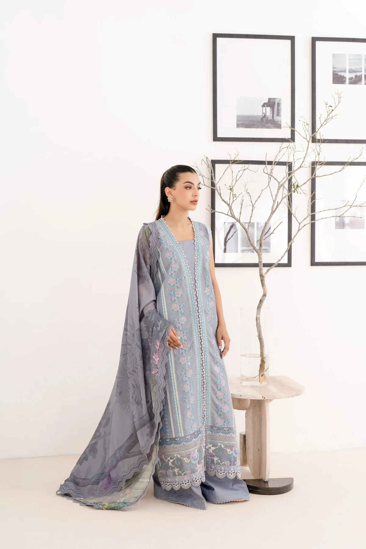 Zaib Festive Lawn   | NEL-24615