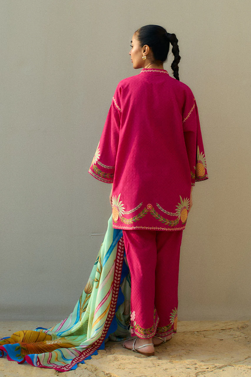 Sania Maskatiya Spring Summer 2025 Lawn | Zava (B) - Image 2