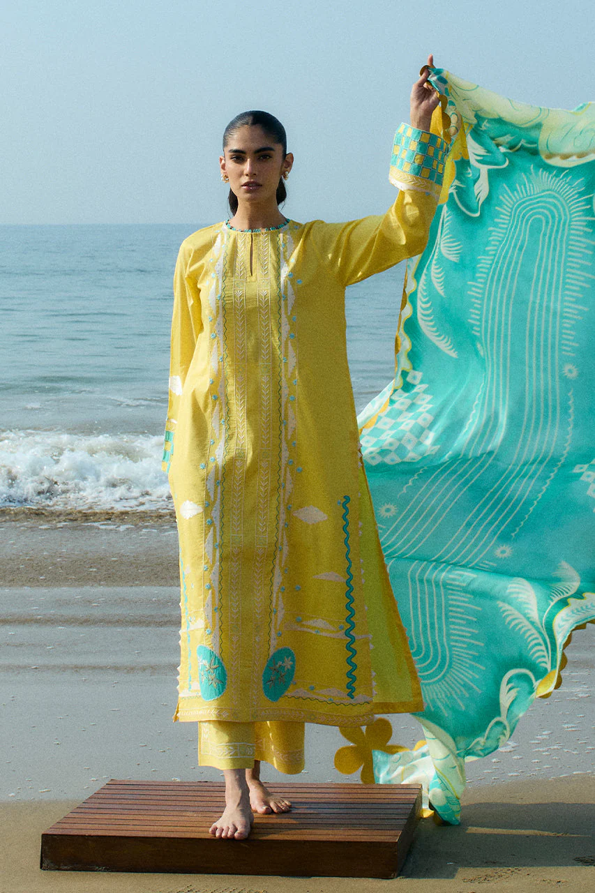 Sania Maskatiya Spring Summer 2025 Lawn | Vivi (A) - Image 3