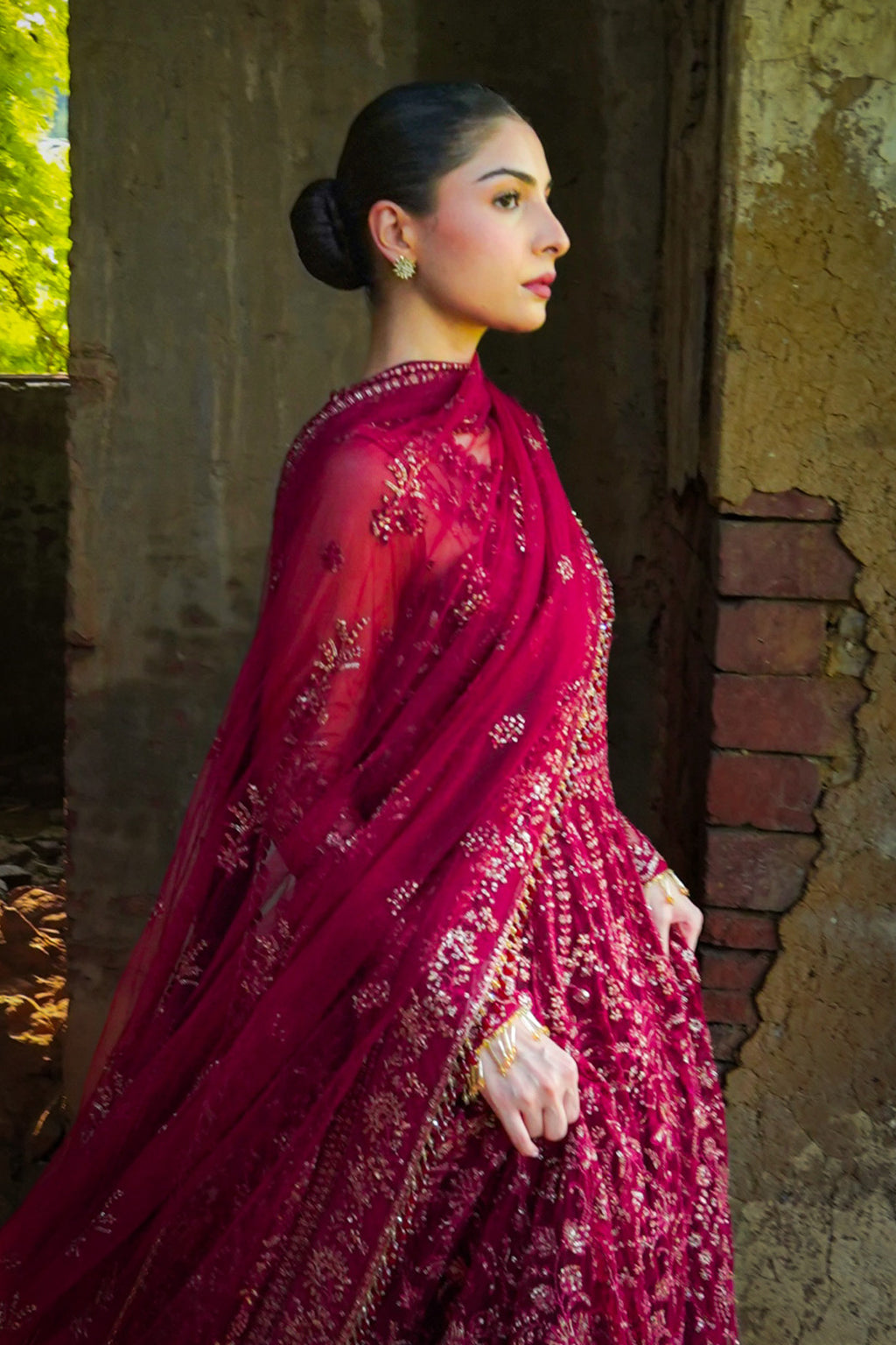 Silsila Unstitched Festive by Saad Shaikh | Elaila - Image 5