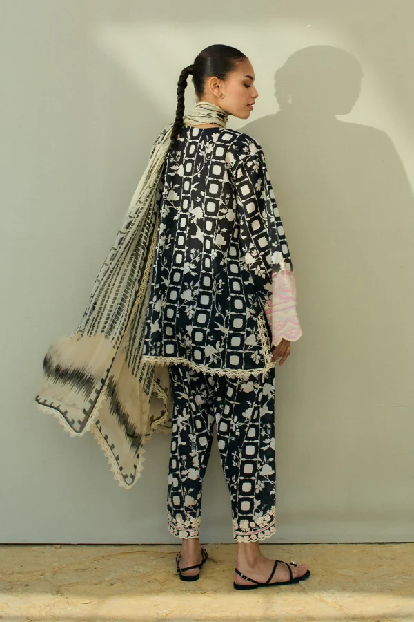 Sania Maskatiya Spring Summer 2025 Lawn | Ruby (B) - Image 2