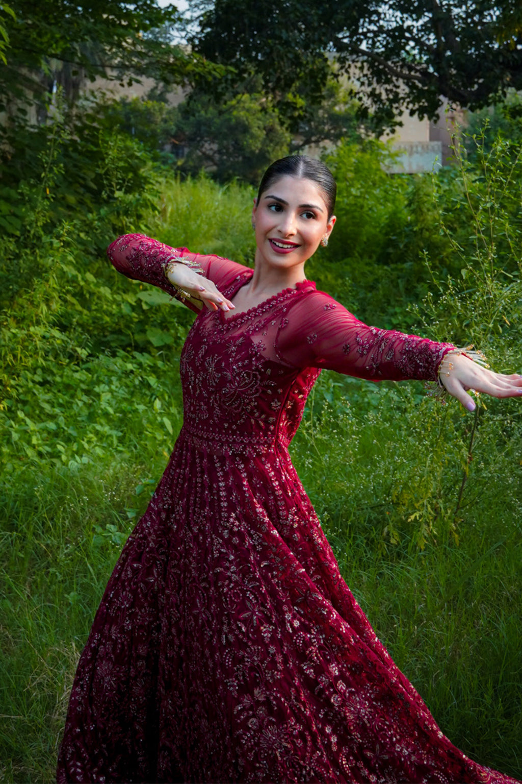 Silsila Unstitched Festive by Saad Shaikh | Elaila - Image 3
