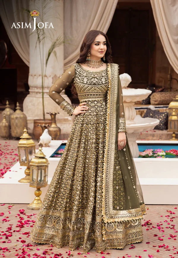 Chikankari Eid '24 by Asim Jofa | AJCE-08 - Image 2