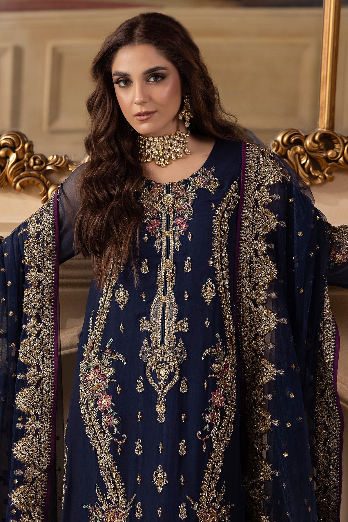 Charizma Dastaan-e-Jashan Luxury Chiffon  | DJW4-01 - Image 3