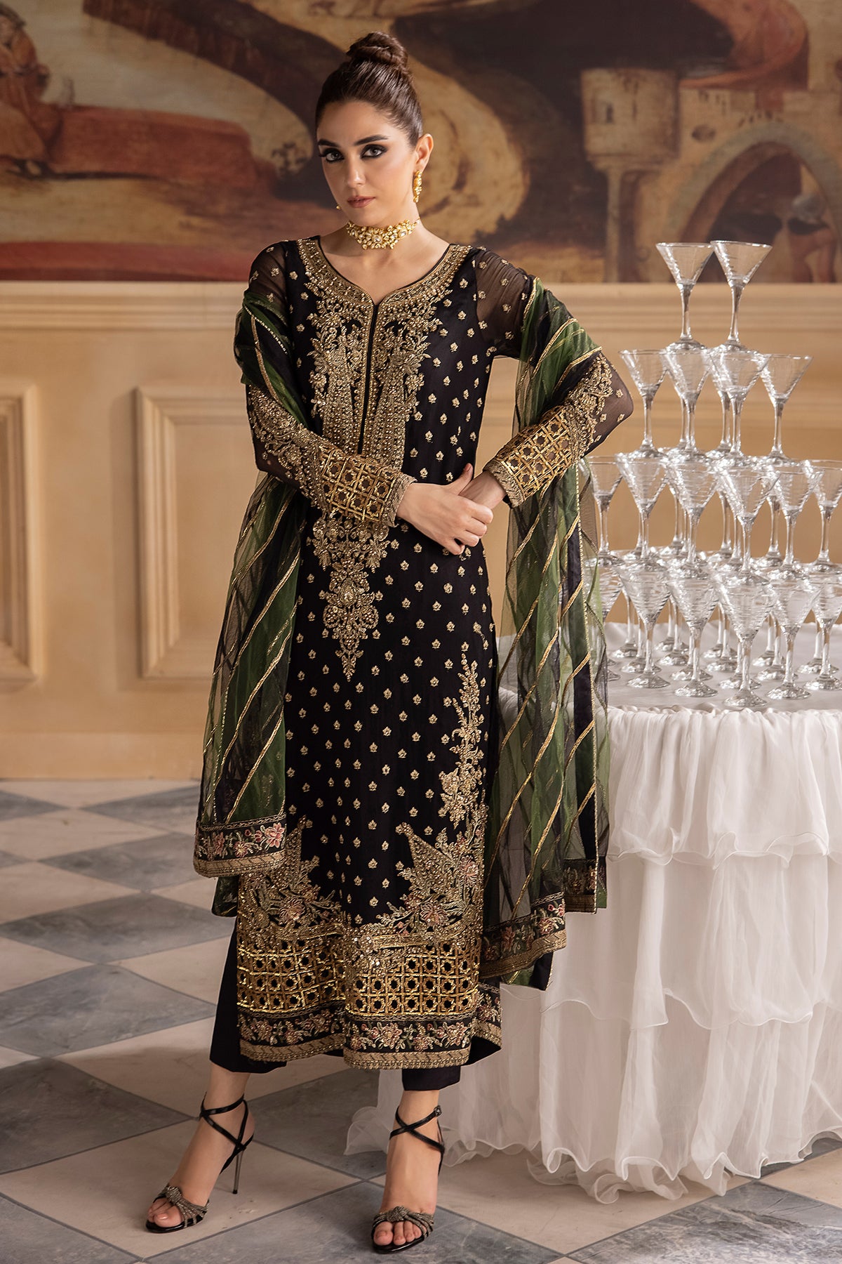 Charizma Dastaan-e-Jashan Luxury Chiffon  | DJW4-06 - Image 6