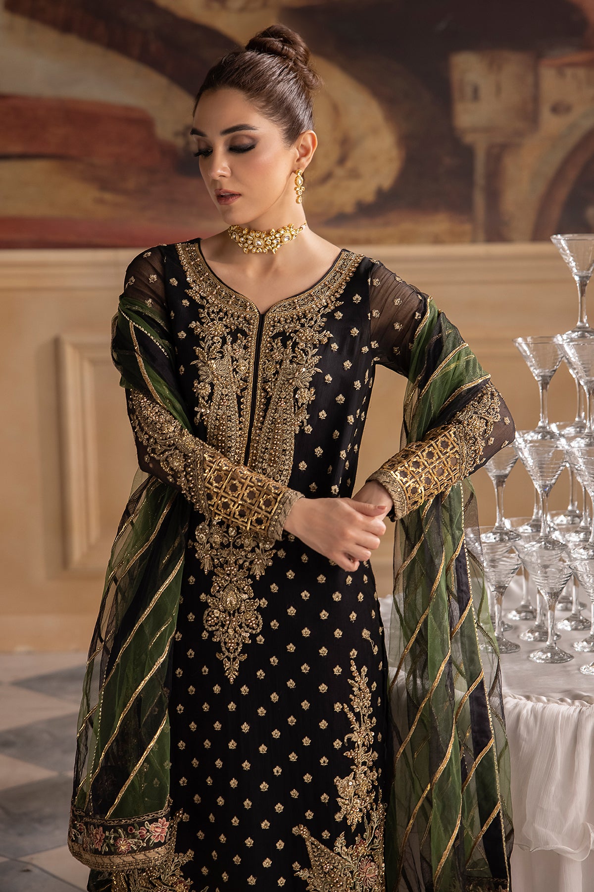 Charizma Dastaan-e-Jashan Luxury Chiffon  | DJW4-06 - Image 3