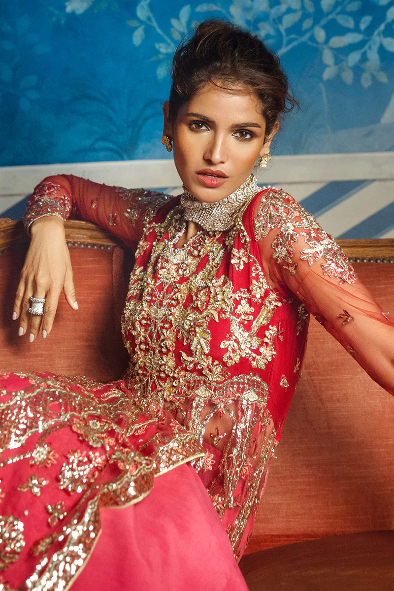 Mushq Stardust | Unstitched Wedding Collection '24 | Red Carpet - Image 4