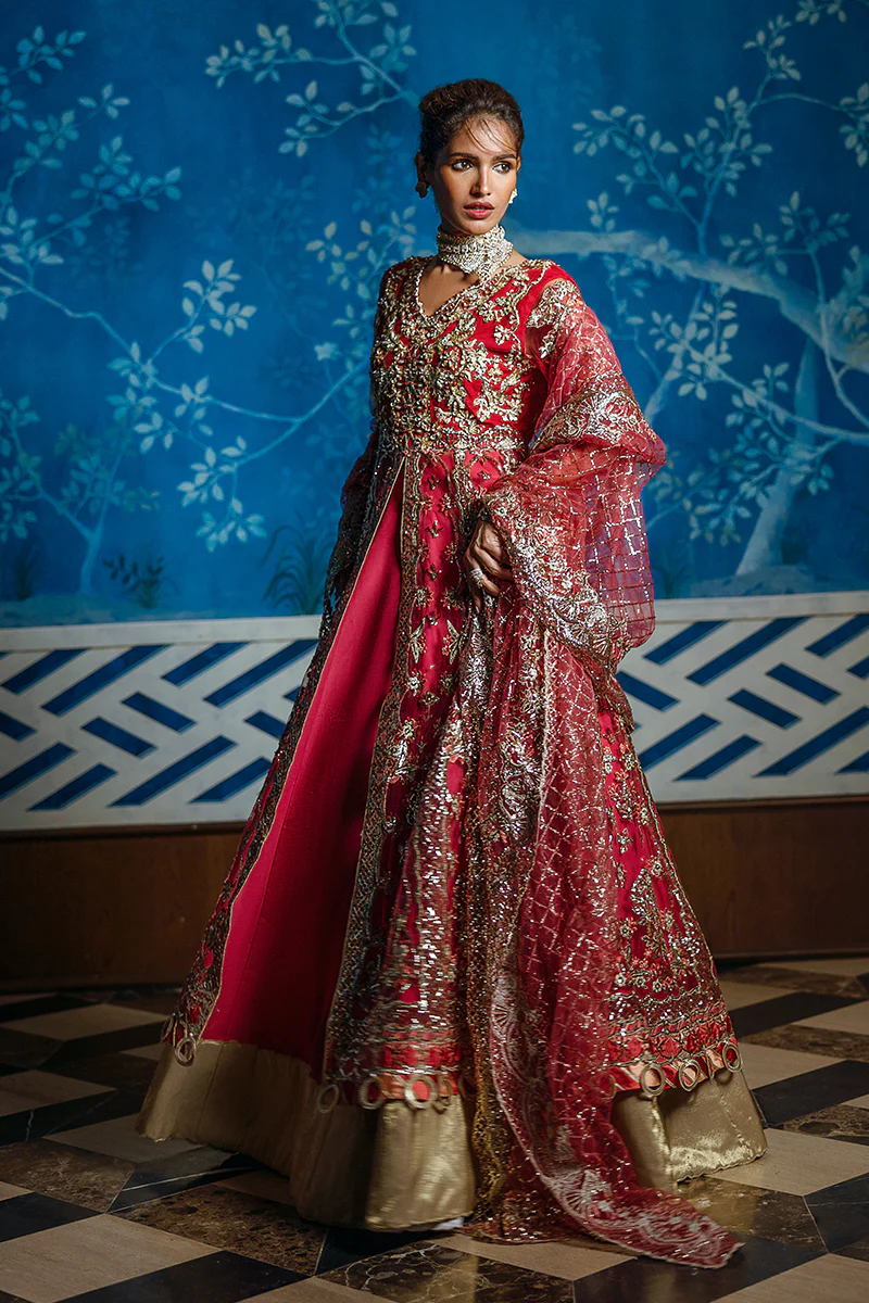 Mushq Stardust | Unstitched Wedding Collection '24 | Red Carpet - Image 8