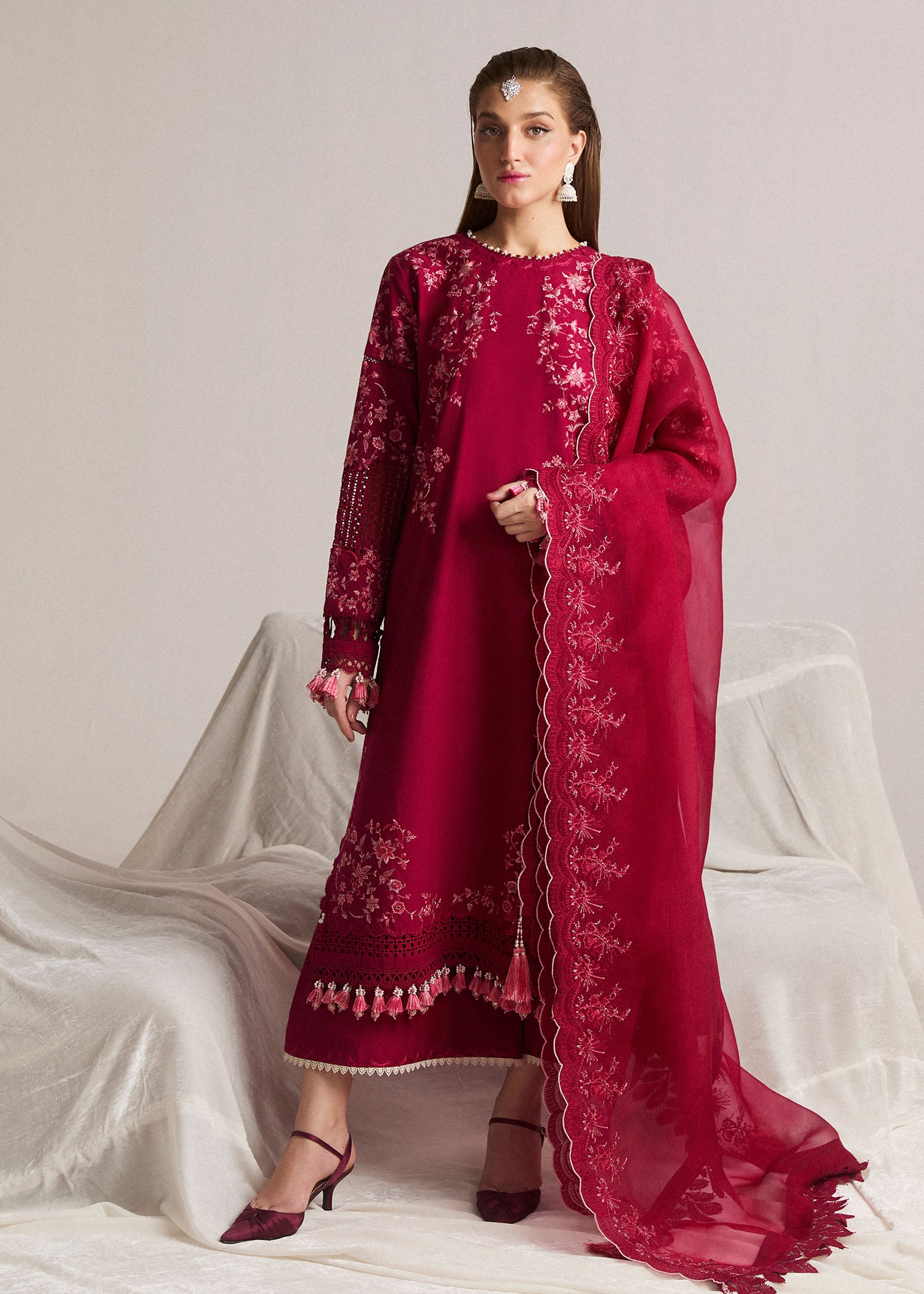Hussain Rehar SS Lawn Eid Unstitched Collection'24 | Pelle