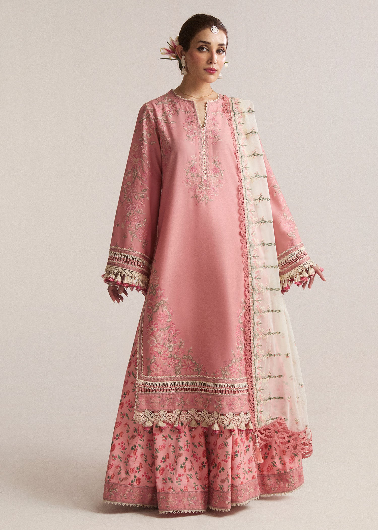 Hussain Rehar SS Lawn Eid Unstitched Collection'24 | Bella